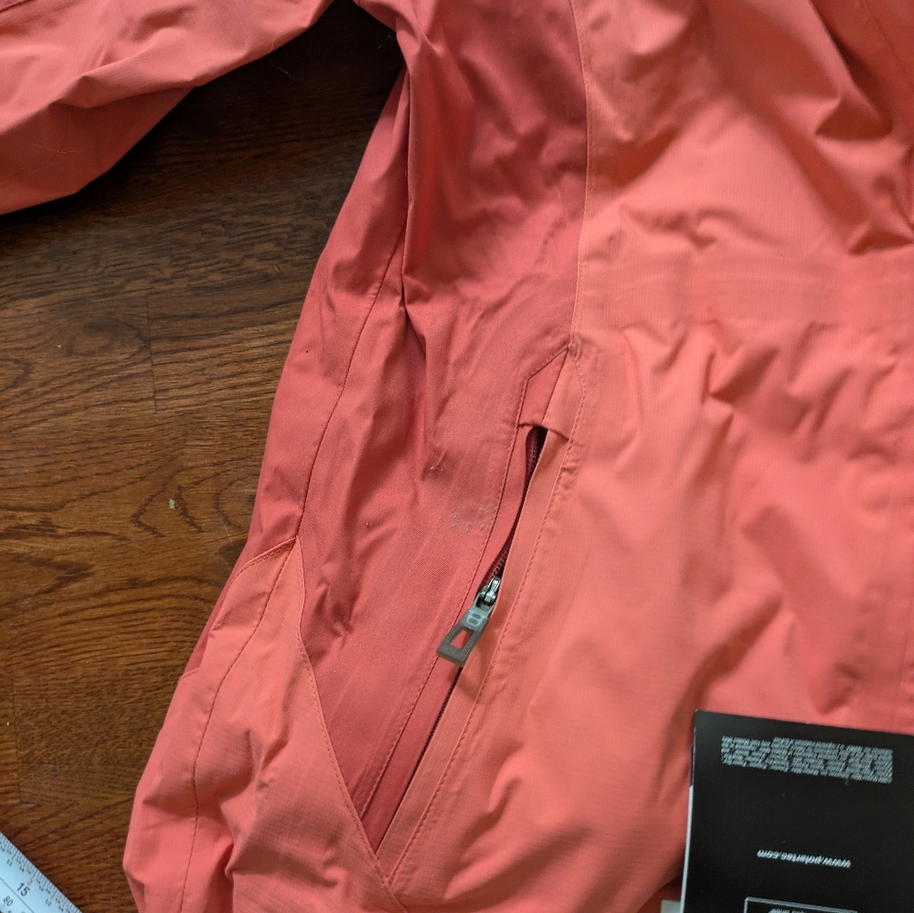 LL Bean Warm Dry Foul Weather Jacket Polartec Lined Women's Small - Picture 14 of 15